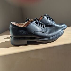 Rockport Total Motion Lennox Black Leather Women's Oxfords